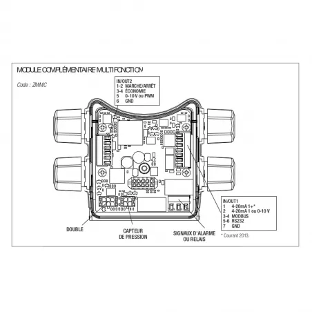 Module multifonctions EVOPLUS ERP pour circulateur