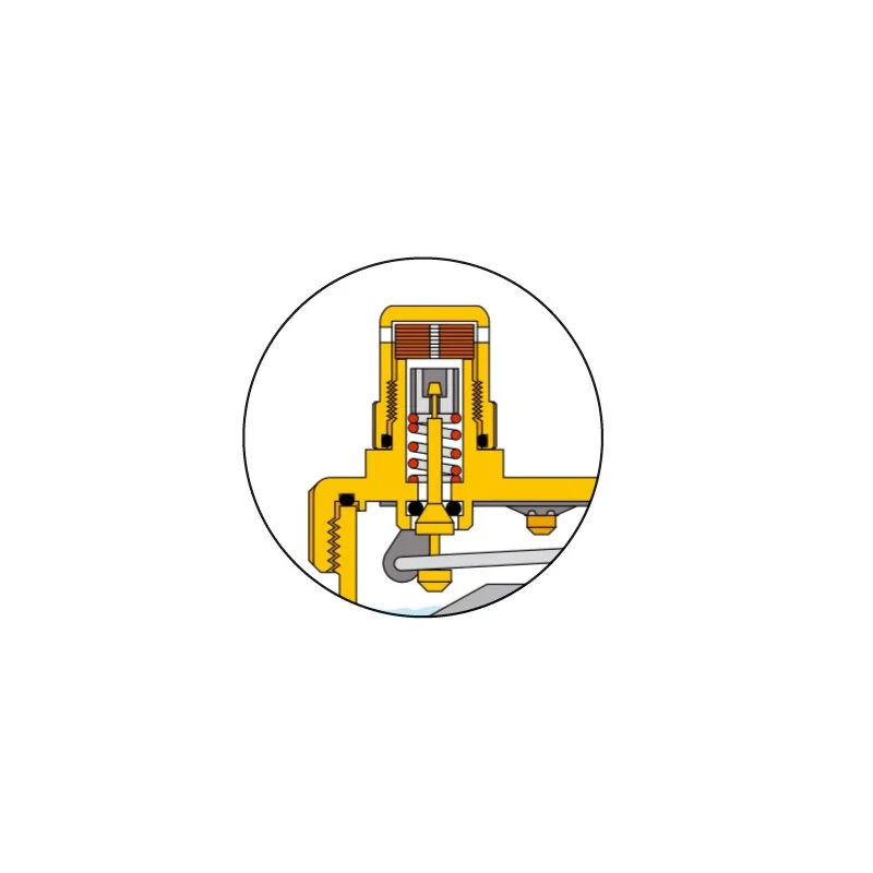 Bouchon hygroscopique seul pour purge automatique
