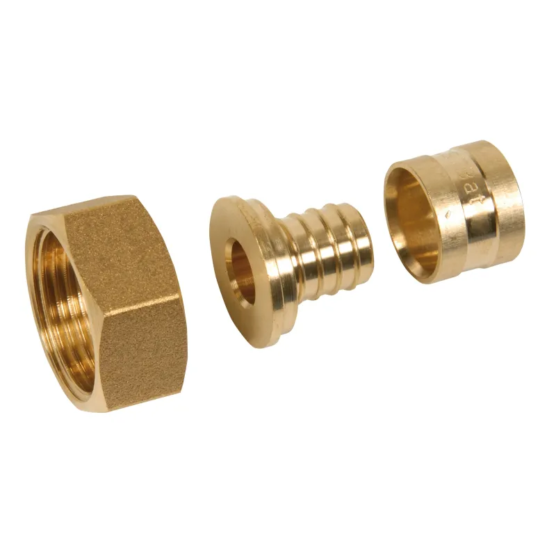 Raccords glissement 1/2" écrou tournant pour PER