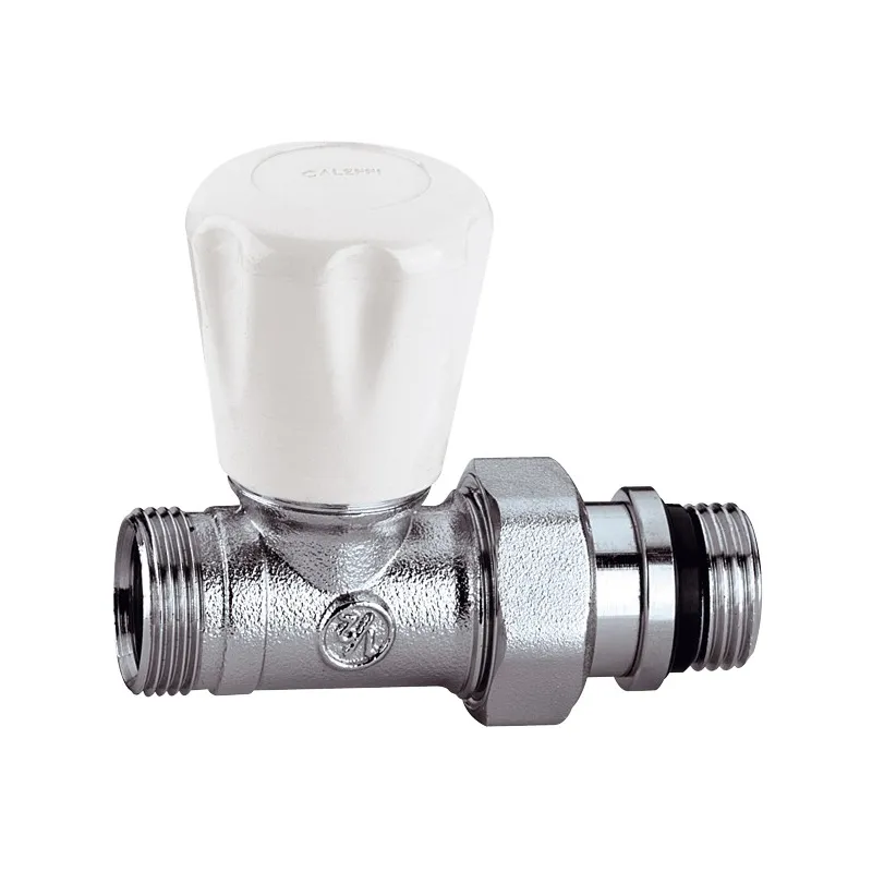 Robinet manuel à corps droit laiton chromé mâle M23 x 1,5