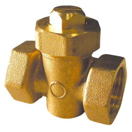 Robinet boisseau foncé laiton femelle femelle