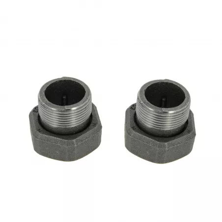 Raccord union à visser circulateur 1"1/2 acier mâle