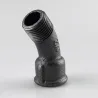 Raccord fonte malléable fileté courbe 45° mâle femelle