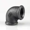 Raccord fonte malléable fileté coude femelle