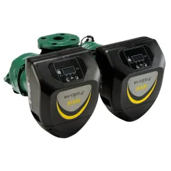 Circulateur double pour chauffage et climatisation collectif EVOPLUS ERP fonte à brides