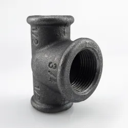 Raccord fonte malléable fileté Té réduit femelle