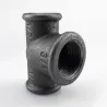 Raccord fonte malléable fileté Té réduit femelle