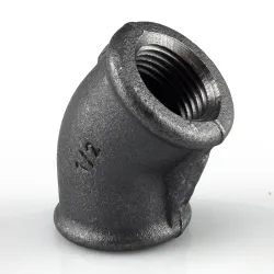 Raccord fonte malléable fileté Coude 45° femelle