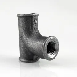 Raccord fonte malléable Té femelle à embranchement cintré