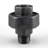 Raccord fonte malléable fileté Manchon union mâle et femelle à joint plat