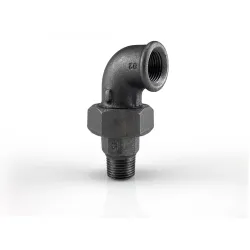 Raccord fonte malléable fileté Coude union mâle et femelle à joint conique