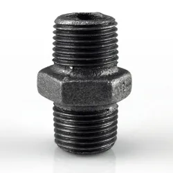 Raccord fonte malléable fileté Mamelon mâle filetage droite/droite