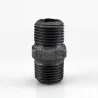 Raccord fonte malléable noire fileté Mamelon mâle filetage droite/gauche