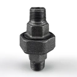 Raccord fonte malléable fileté Manchon union mâle à joint conique