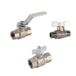 Vanne à sphère laiton titré CW617N dégraissée femelle - femelle