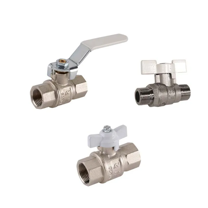 Vanne à sphère laiton titré CW617N dégraissée femelle - femelle