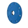 Bride pleine taraudée revêtue époxy bleu PN10/16