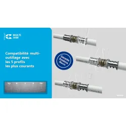 Tigris M5 compatible Machoire Up - H - U - B - TH