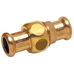 Raccord union à sertir 8330 à joint plat