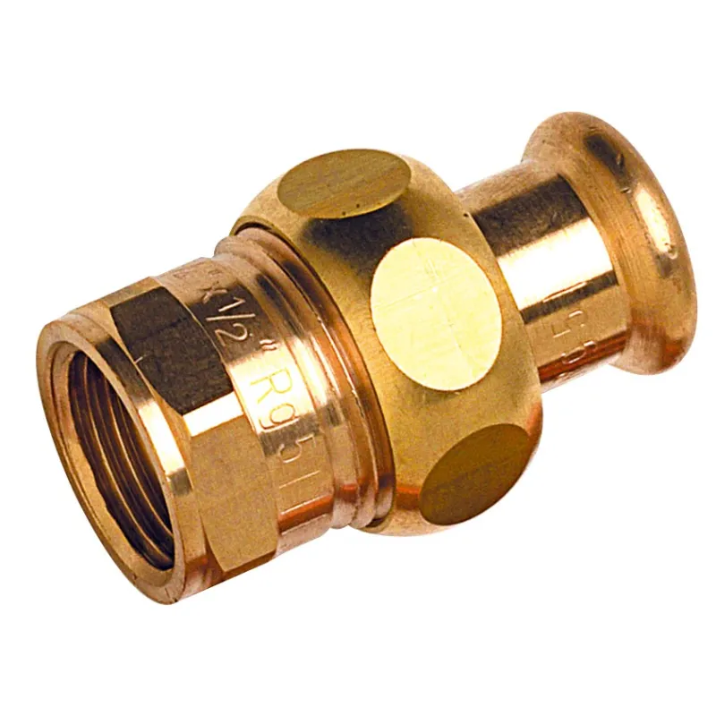 Raccord union à sertir 8330 G Femelle à joint plat