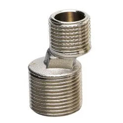 Raccord excentré laiton nickelé