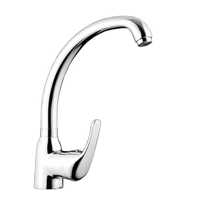 Mitigeur chromé cuisine THEWA URN10 bec rond