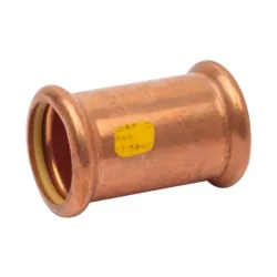 Raccord manchon cuivre à sertir femelle femelle spécial gaz et GPL