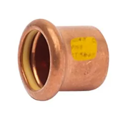Raccord bouchon cuivre à sertir femelle spécial gaz et GPL