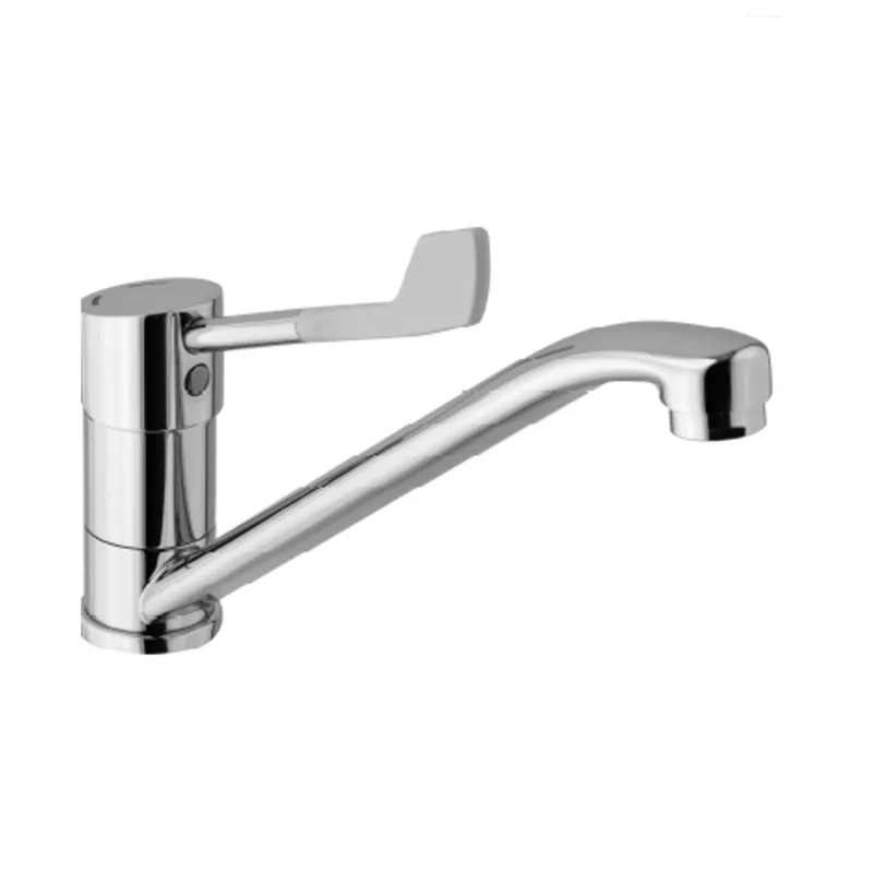 Mitigeur chromé évier THEWA série ABBA pour personne à mobilité réduite