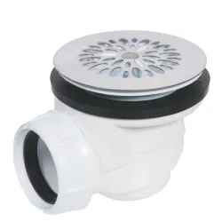 Bonde siphoïde en plastique pour receveur orifice Ø60