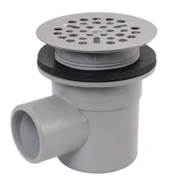 Bonde siphoïde PVC équerre