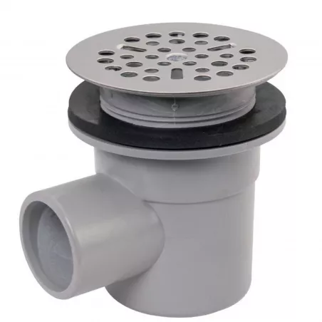 Bonde siphoïde PVC équerre