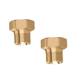 Raccords unions à joint plats pour vannes d'équilibrage et de régulation