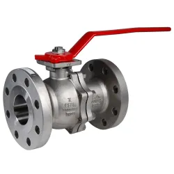 Robinet à tournant sphérique RBS 2 pièces à brides CLASS 300 PN50 ACIER INOX ASTM A351 CF8M