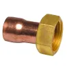 Raccord droit 2 pièces à souder/visser 359 GCL douille cuivre