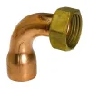 Raccord coudé 2 pièces à souder/visser 5002 GC douille cuivre