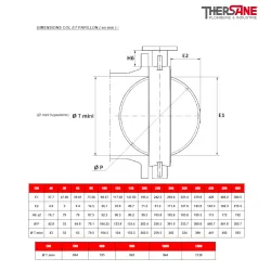 DIMENSIONS COL ET PAPILLON 1123