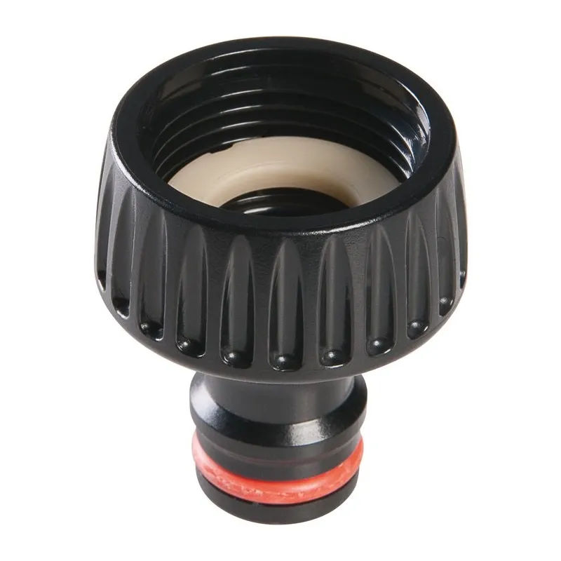 Nez de robinet double laiton chromé CLABER® Quick-Clic System Femelle 3/4"