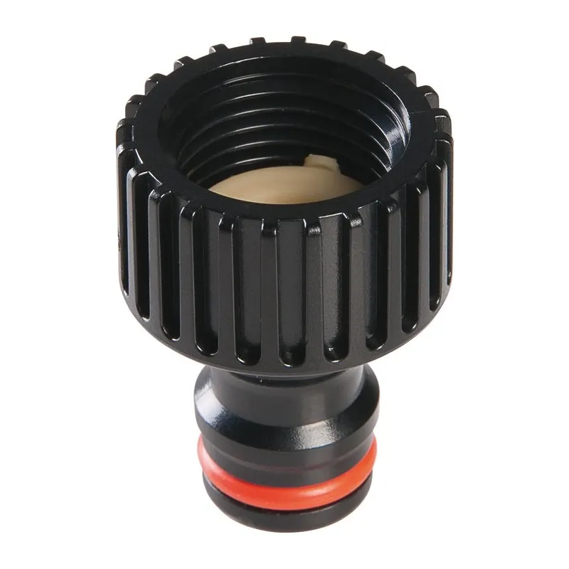 Nez de robinet double laiton chromé CLABER® Quick-Clic System Femelle 3/4"