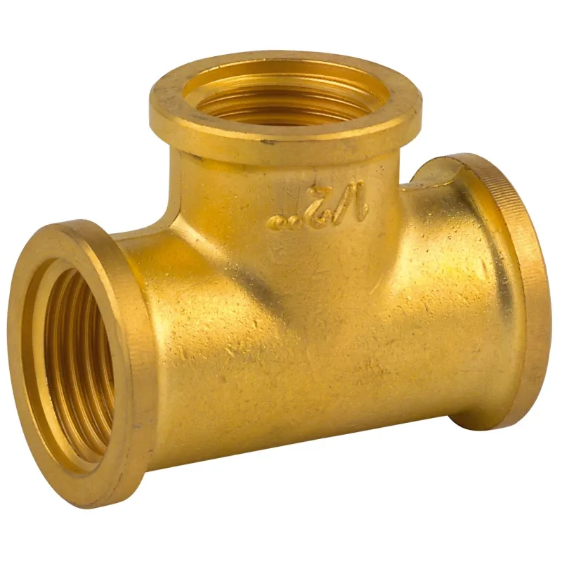 Raccords Tés 130 G laiton à visser Femelle x3