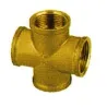 Raccord Croix laiton à visser Femelle