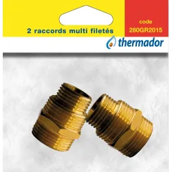 Raccord Multifileté laiton