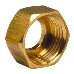 Raccord Ecrou 6 pans 374 G pour collet battu laiton à visser