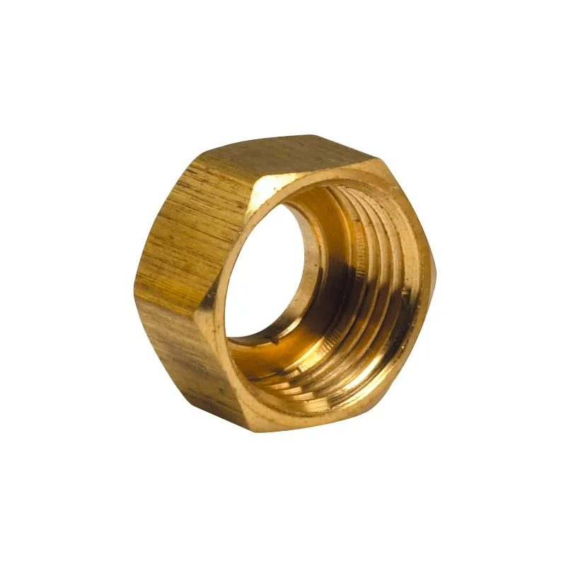 Raccord Ecrou 6 pans 374 G pour collet battu laiton à visser