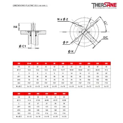 DIMENSIONS PLATINE ISO 1174