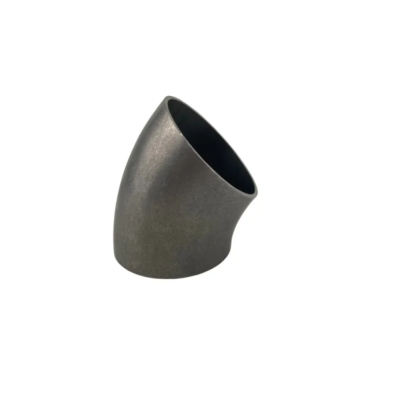 Coude 3D 45° inox 316L ISO roulé soudé épaisseur 2mm 1.4404
