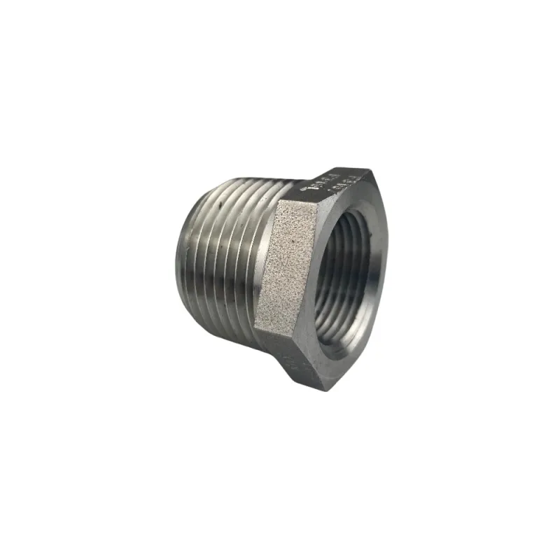 Réduction hexagonale NPT inox 316L série 3000 mâle - Femelle