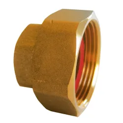 Raccord 2 pièces réduit à visser F/F laiton