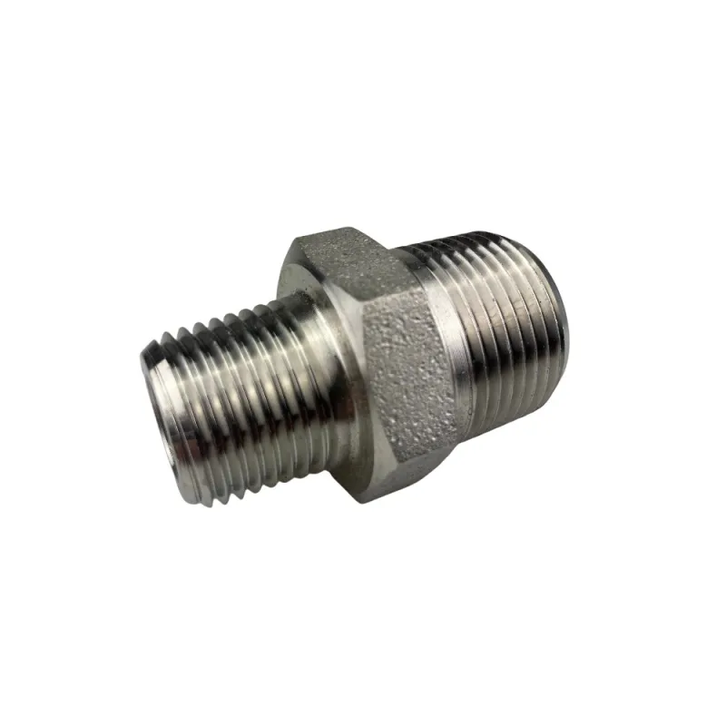 Réduction Hexagonale NPT inox 316L série 3000 mâle - mâle