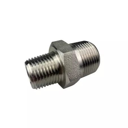 Réduction Hexagonale NPT inox 316L série 3000 mâle - mâle